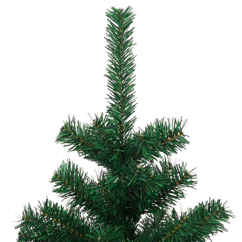 Swirl Pre-lit Christmas Tree with Stand Green 180 cm PVC