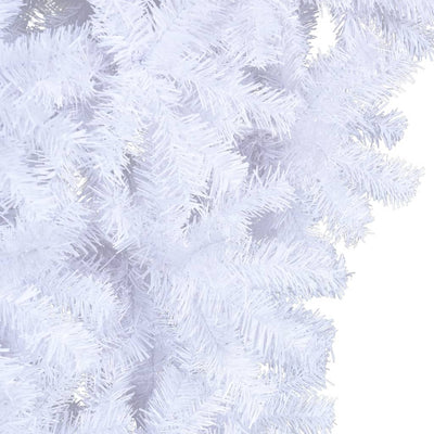Upside-down Artificial Christmas Tree with Stand White 180 cm