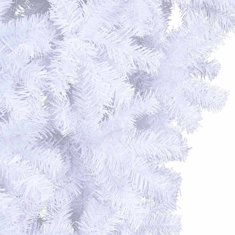 Upside-down Artificial Christmas Tree with Stand White 210 cm