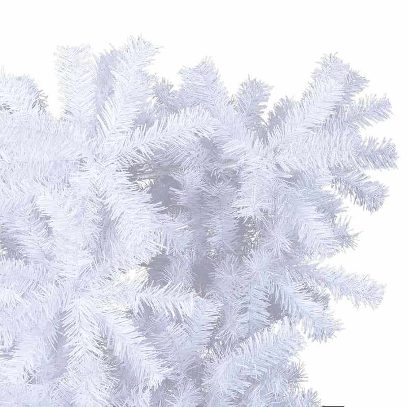 Upside-down Artificial Christmas Tree with Stand White 210 cm