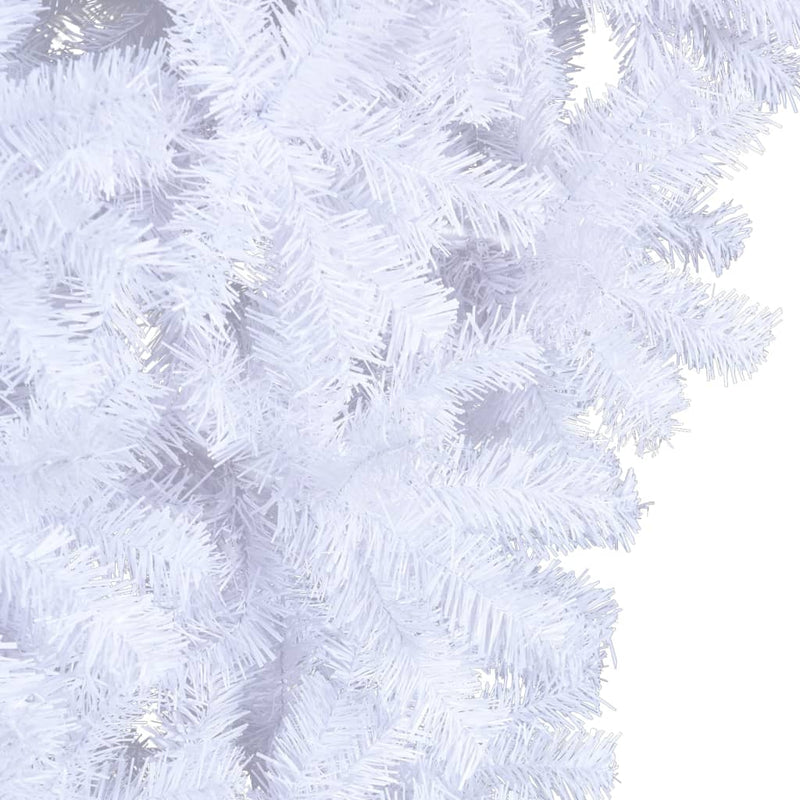 Upside-down Artificial Christmas Tree with Stand White 240 cm