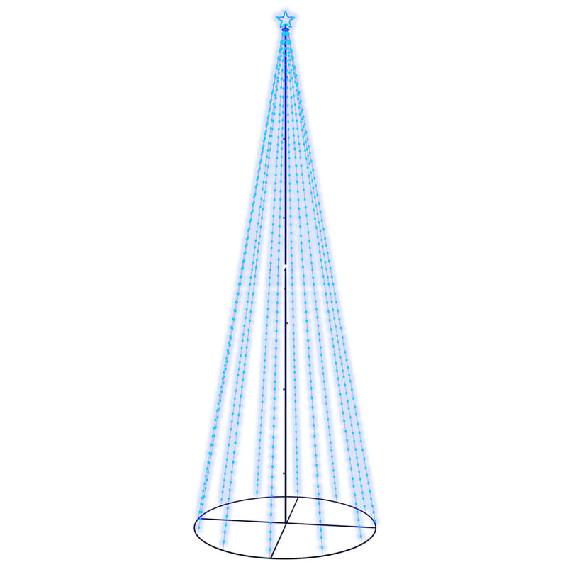 Christmas Cone Tree Blue 732 LEDs 160x500 cm