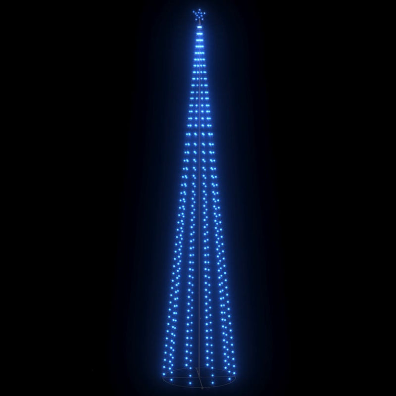 Christmas Cone Tree Blue 732 LEDs 160x500 cm