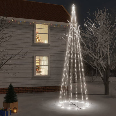 Christmas Cone Tree Cold White 3000 LEDs 230x800 cm