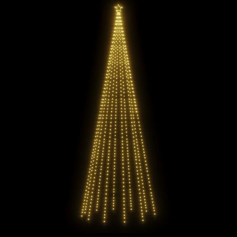 Christmas Tree with Spike Warm White 732 LEDs 500 cm