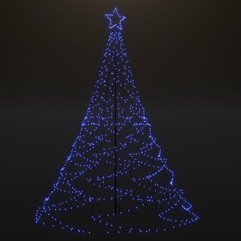 Christmas Tree with Spike Blue 1400 LEDs 500 cm