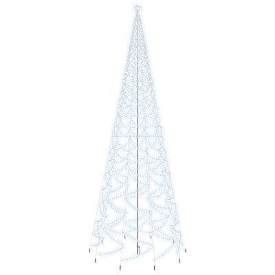 Christmas Tree with Spike Cold White 3000 LEDs 800 cm