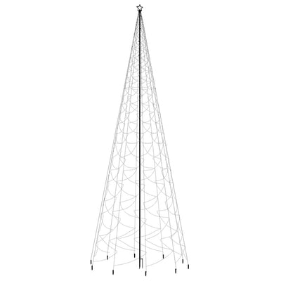 Christmas Tree with Spike Cold White 3000 LEDs 800 cm