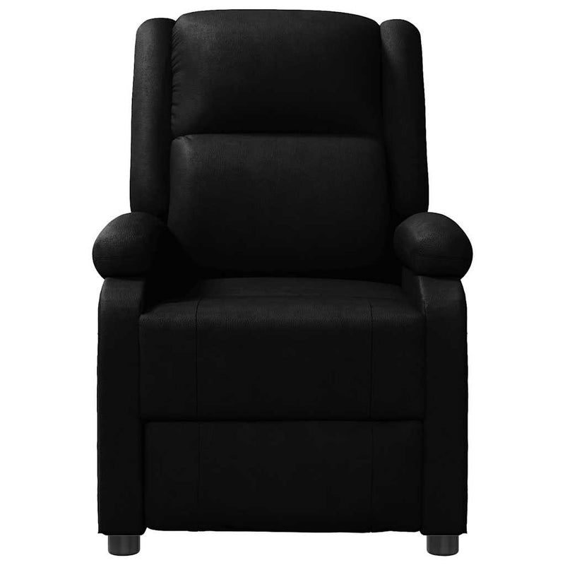 Massage Chair Black Faux Leather