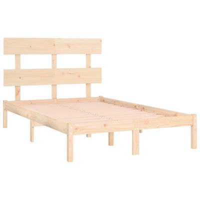 Bed Frame without Mattress 150x200 cm Solid Wood