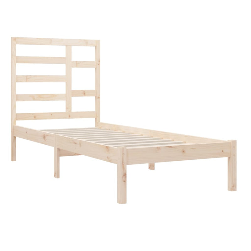 Bed Frame without Mattress Solid Wood 90x190 cm