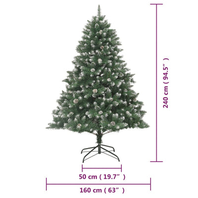 Artificial Christmas Tree with Stand 240 cm PVC