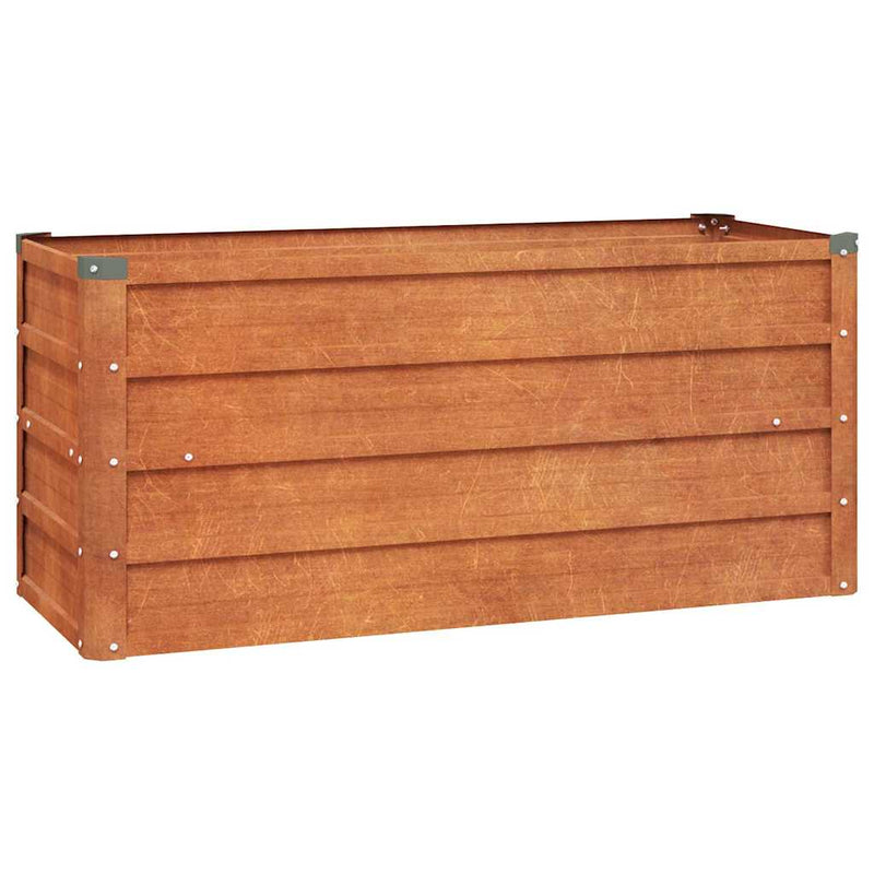 Garden Raised Bed Rusty 100x40x45 cm Corten Steel