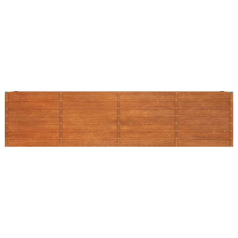 Garden Raised Bed Rusty 320x40x77 cm Corten Steel