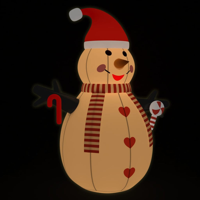 Inflatable Snowman with LEDs 360 cm