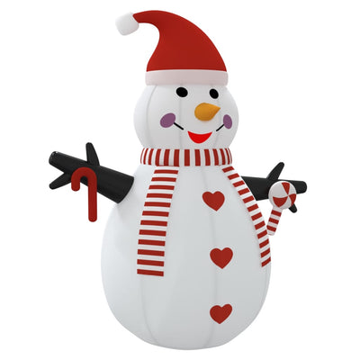 Inflatable Snowman with LEDs 360 cm