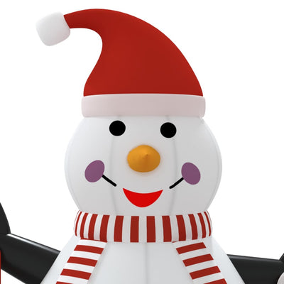 Inflatable Snowman with LEDs 360 cm