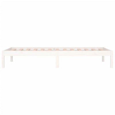 Day Bed without Mattress White 90x190 cm Solid Wood Pine