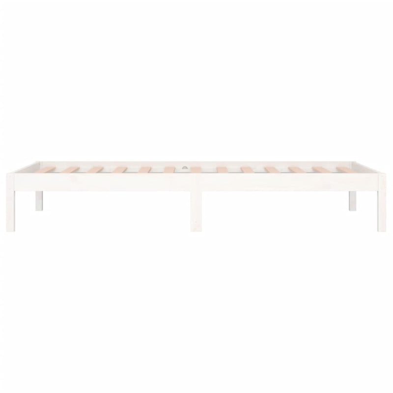 Day Bed without Mattress White 90x190 cm Solid Wood Pine