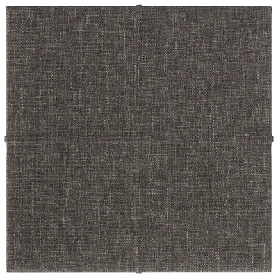 Wall Panels 12 pcs Dark Grey 30x30 cm Fabric 1.08 m²