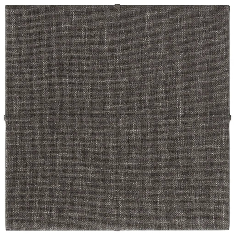 Wall Panels 12 pcs Dark Grey 30x30 cm Fabric 1.08 m²