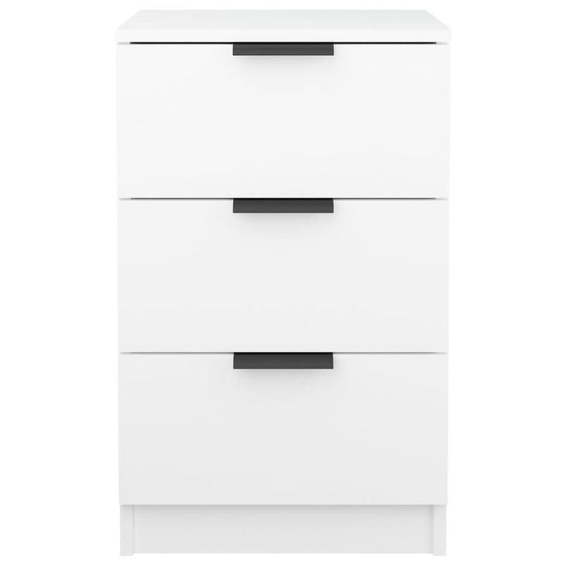 Bedside Cabinet White 40x36x65 cm