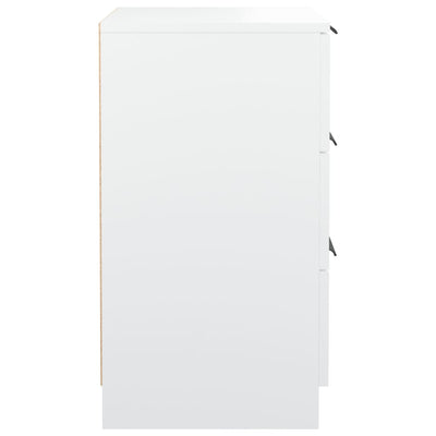 Bedside Cabinet White 40x36x65 cm