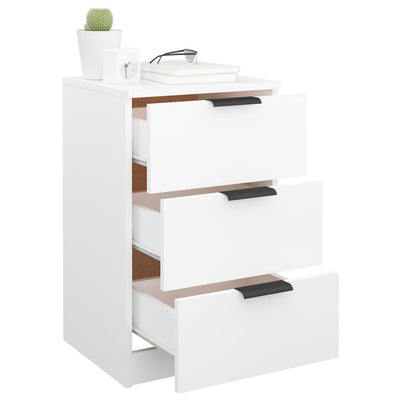 Bedside Cabinets 2 pcs White 40x36x65 cm