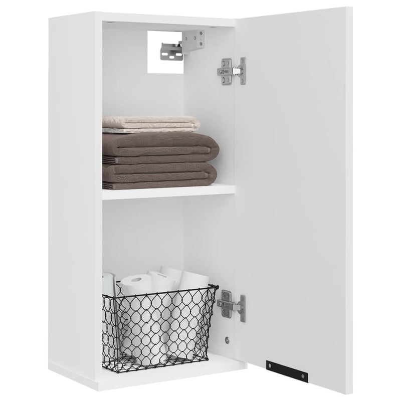 Wall-mounted Bathroom Cabinet White 32x20x67 cm