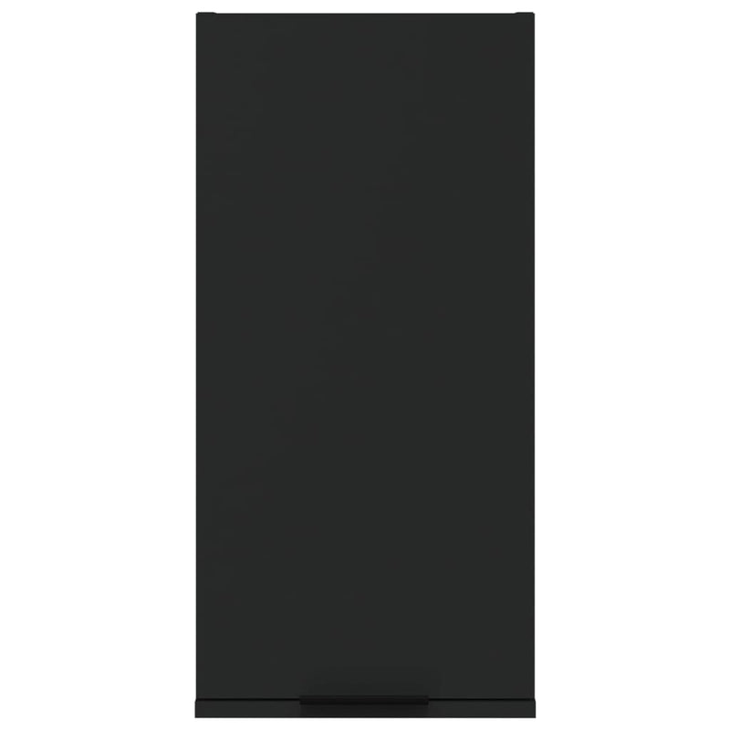 Wall-mounted Bathroom Cabinet Black 32x20x67 cm