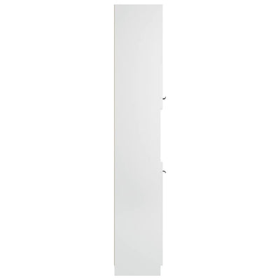 Bathroom Cabinet White 32x34x188.5 cm Engineered Wood