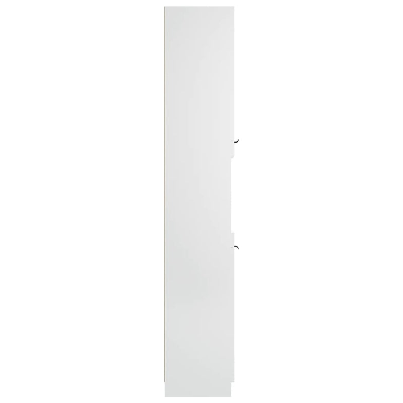 Bathroom Cabinet White 32x34x188.5 cm Engineered Wood