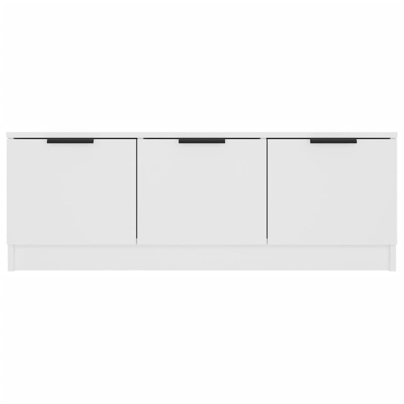 TV Cabinet White 102x35x36.5 cm Engineered Wood