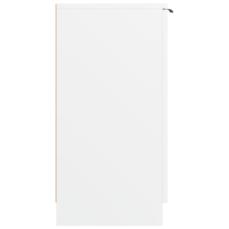 Shoe Cabinet White 59x35x70 cm Engineered Wood