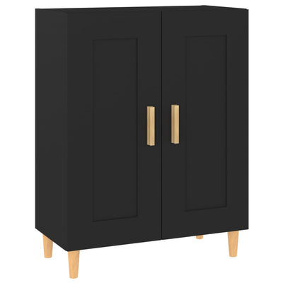 Sideboard Black 69.5x34x90 cm Engineered Wood