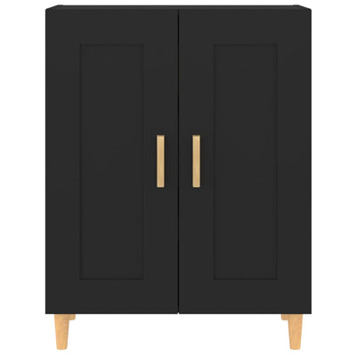 Sideboard Black 69.5x34x90 cm Engineered Wood