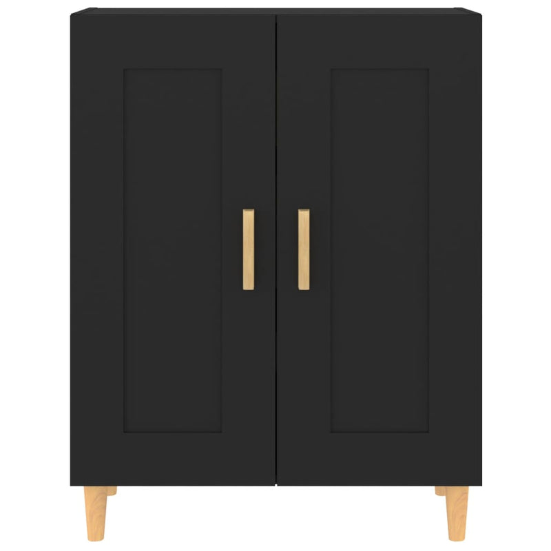 Sideboard Black 69.5x34x90 cm Engineered Wood