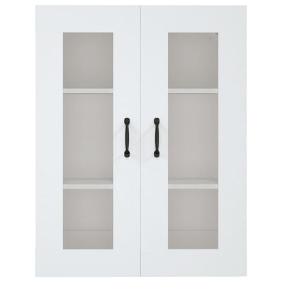 Hanging Wall Cabinet White 69.5x34x90 cm