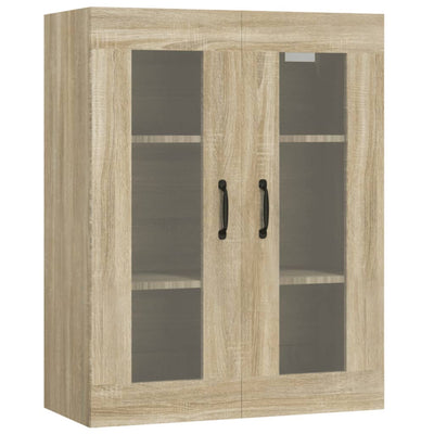 Hanging Wall Cabinet Sonoma Oak 69.5x34x90 cm