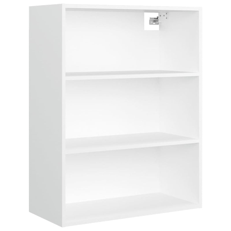 Hanging Wall Cabinet White 69.5x32.5x90 cm