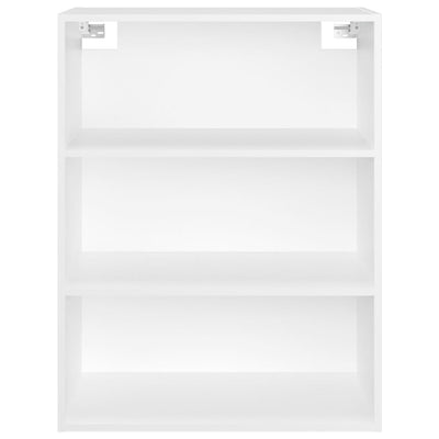 Hanging Wall Cabinet White 69.5x32.5x90 cm