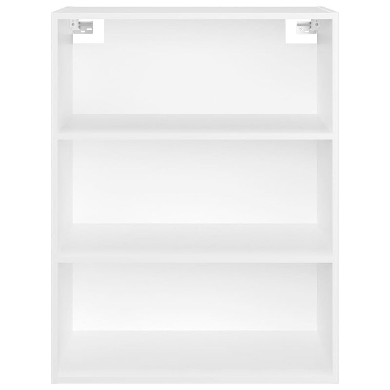 Hanging Wall Cabinet White 69.5x32.5x90 cm