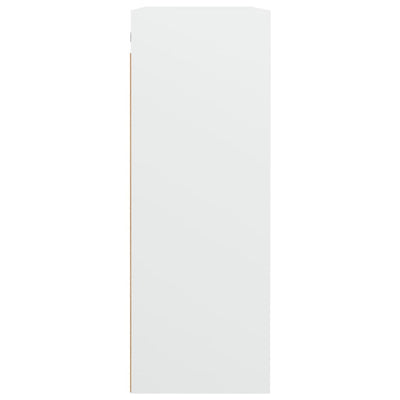 Hanging Wall Cabinet White 69.5x32.5x90 cm