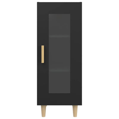 Sideboard Black 34.5x34x90 cm Engineered Wood