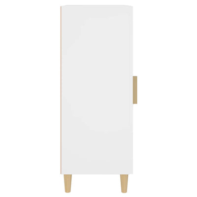 Sideboard White 34.5x34x90 cm Engineered Wood