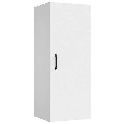 Hanging Wall Cabinet White 34.5x34x90 cm Engineered Wood