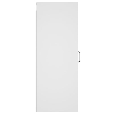 Hanging Wall Cabinet White 34.5x34x90 cm Engineered Wood