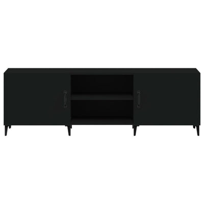 TV Cabinet Black 150x30x50 cm Engineered Wood