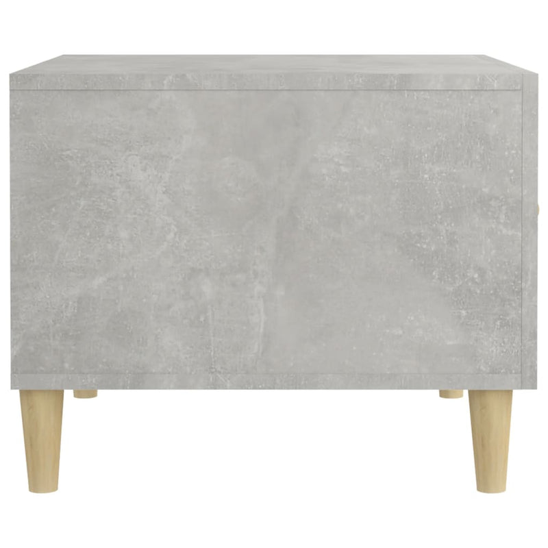 Coffee Tables 2 pcs Concrete Grey 50x50x40 cm Engineered Wood