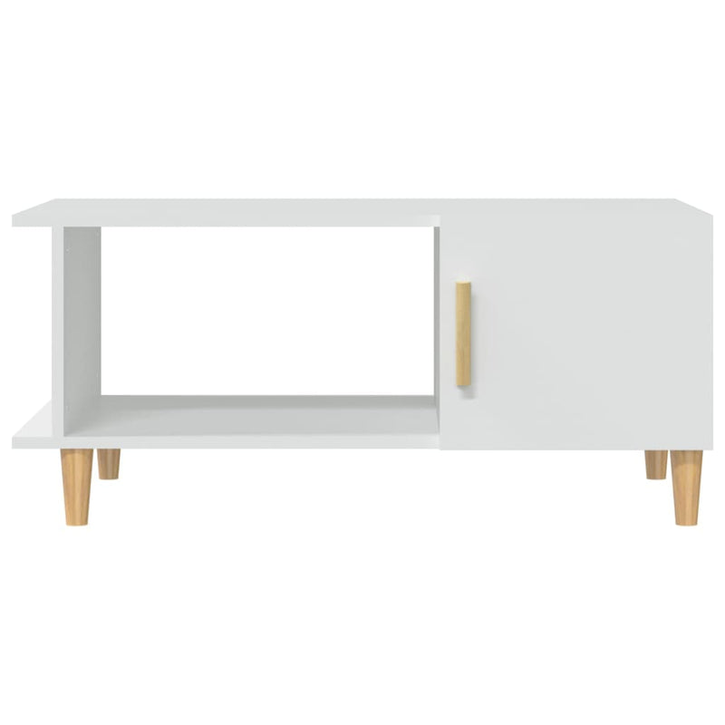 Coffee Table White 90x50x40 cm Engineered Wood